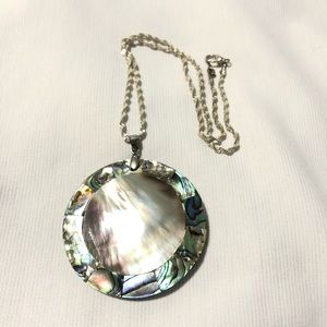 Double Sided Shell Statement Necklace